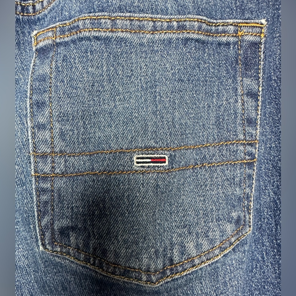 Tommy Hilfiger Jeans‎ Mens Relaxed Fit Tommy Jeans Size 33x30 Medium Wash Pants - Picture 10 of 15